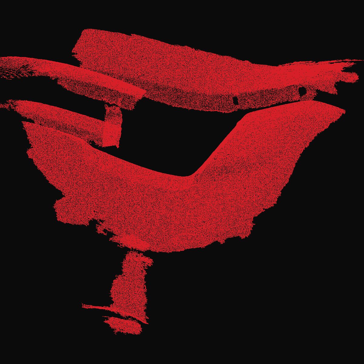 Point cloud of the 930 Turbo fender section